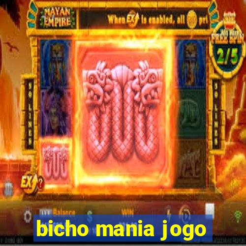 bicho mania jogo